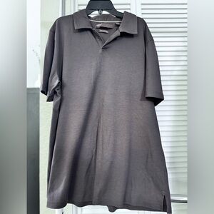 Perry Ellis Dark Brown Polo Shirt